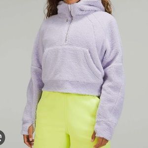 Lululemon Scuba Oversized Half-Zip Fleece Hoodie Size M/L